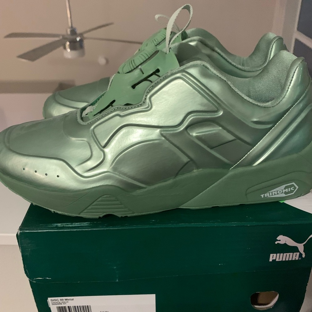 🆕🚹Puma Disc 89 Metal ‘Clearly Aqua’ Sz9-12,DS🔥!